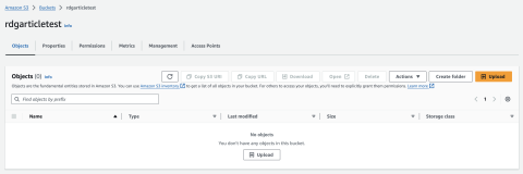 The Amazon S3 upload overview